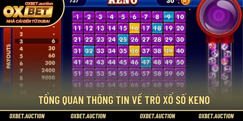 Tổng quan thông tin về trò xổ số Keno